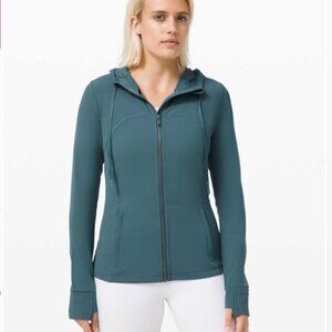 Lululemon Zip Up Athletic Jacket Hooded Define Jacket Nulu Desert Teal Size 6